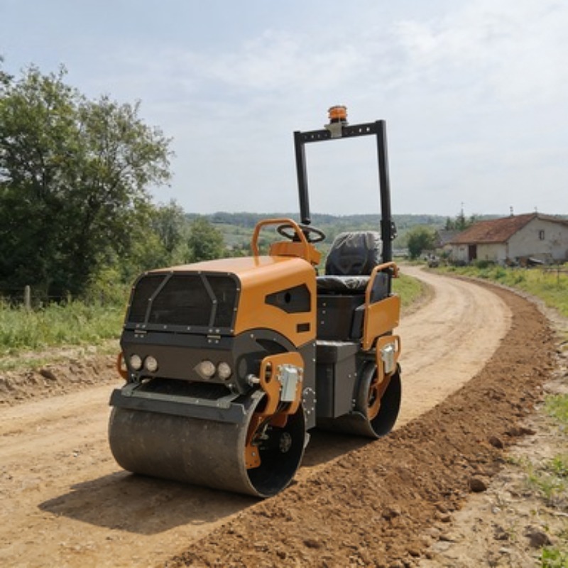 Heavy Equipment For Construction - Вибрационный дорожный каток-компактор для тяжелых работ,
