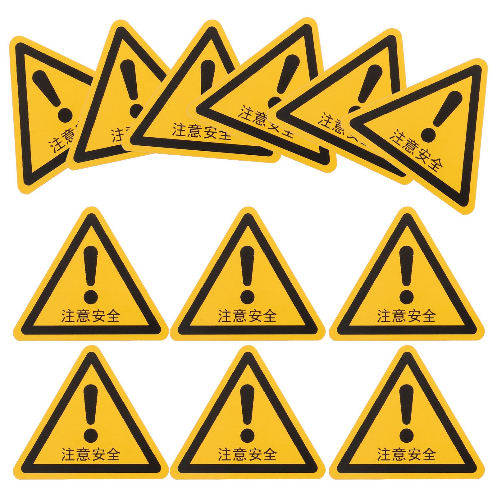 Heavy Equipment Sign - Набор из 24 предупреждающих наклеек: знаки