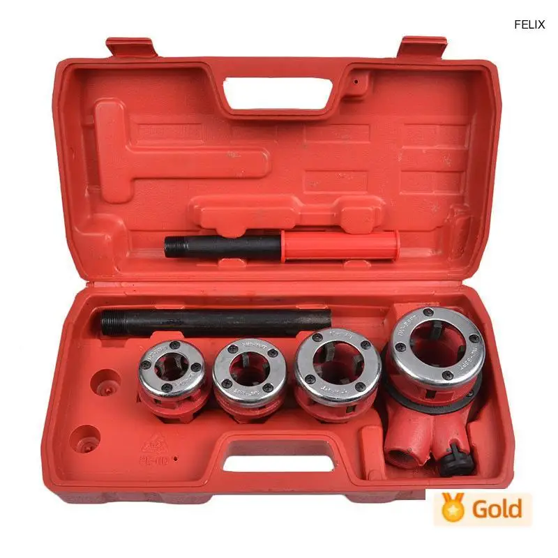 Pipe Threading Machine - 4-точечный--1,2-дюймовый прочный станок для нарезания резьбы