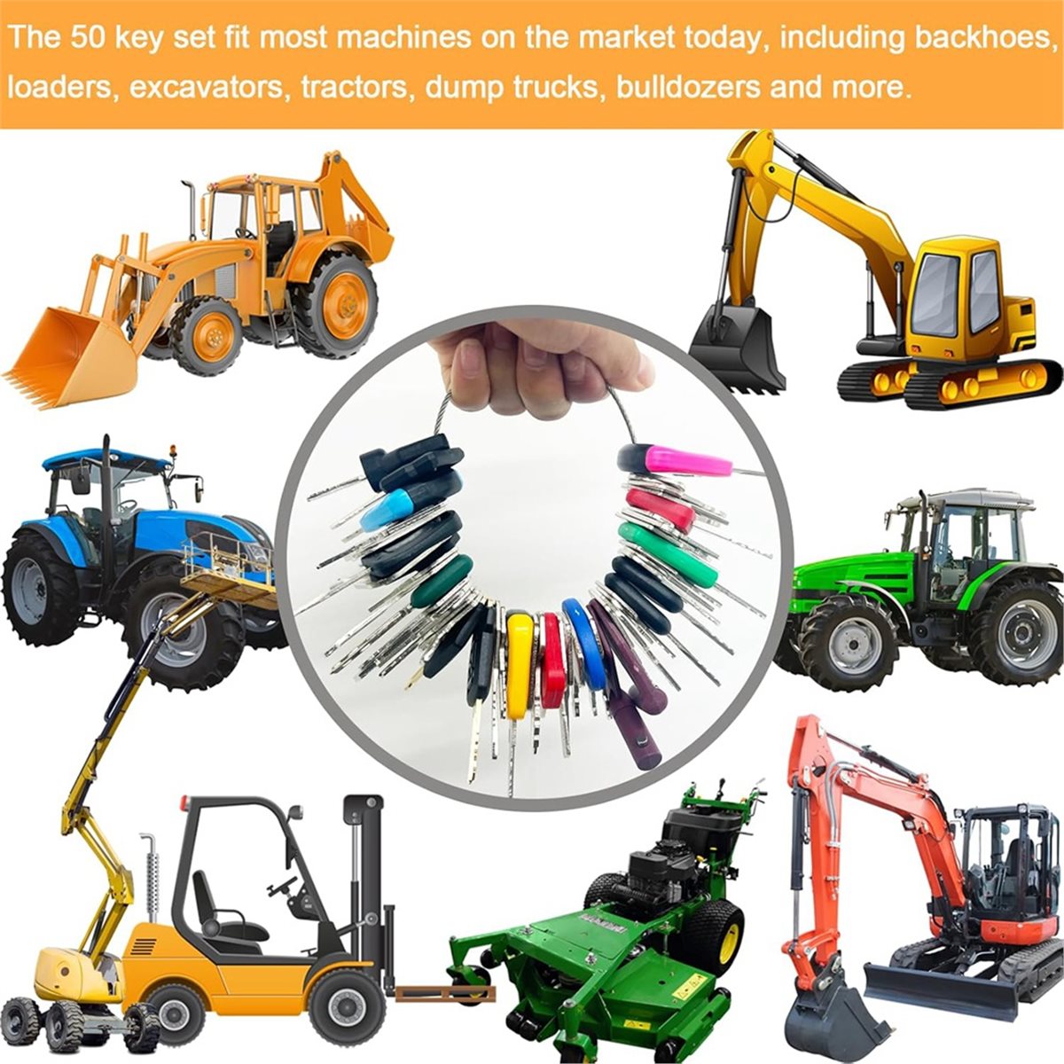 50 ключей для тяжелой техники, – обзор и цена Heavy Equipment Keys Master Set