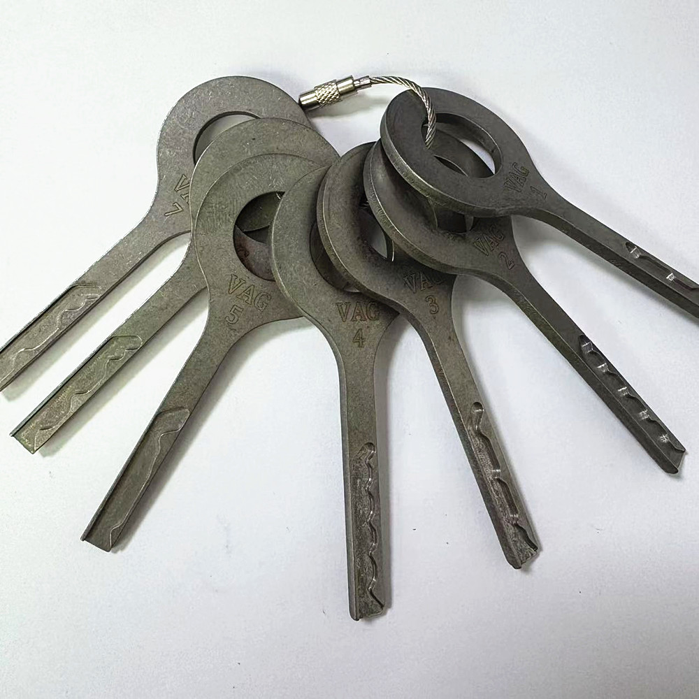 7 шт./компл. HU92 HU66 сильный – обзор и цена Heavy Equipment Keys Master Set
