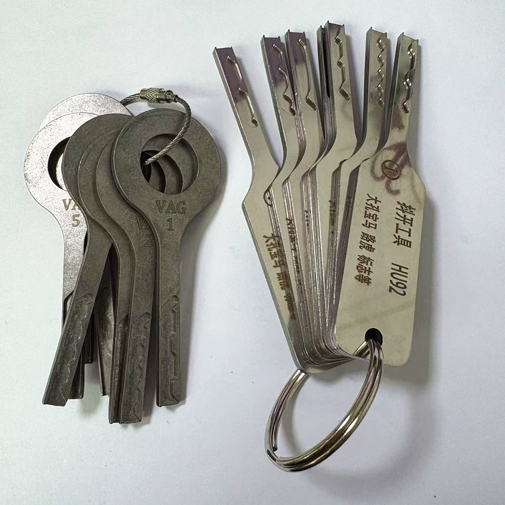 7 шт./компл. HU92 HU66 сильный – обзор и цена Heavy Equipment Keys Master Set