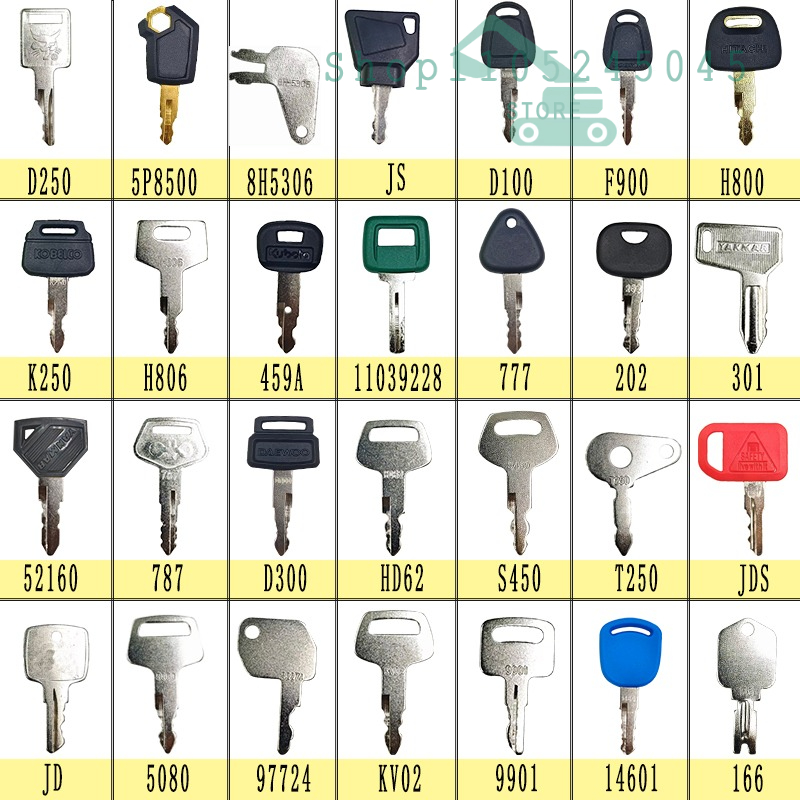 Набор ключей зажигания (28/21/ – обзор и цена Heavy Equipment Keys Master Set