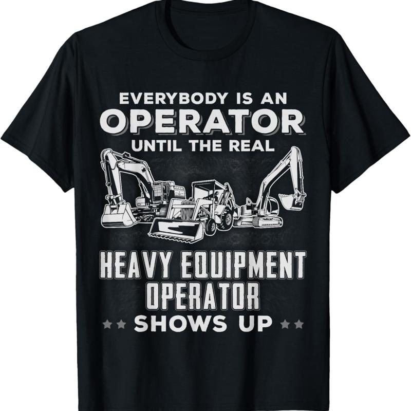 Забавная футболка для оператор – обзор и цена Heavy Equipment Operator
